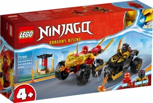 LEGO 71789 Kai és Ras autós és motoros csatája