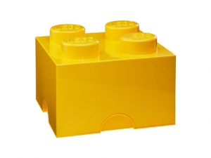 LEGO Tároló kocka 4-es sárga